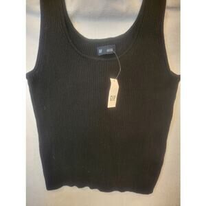 NWT Gap Black 90's Grunge Inspire  Tank Top Short Size XL